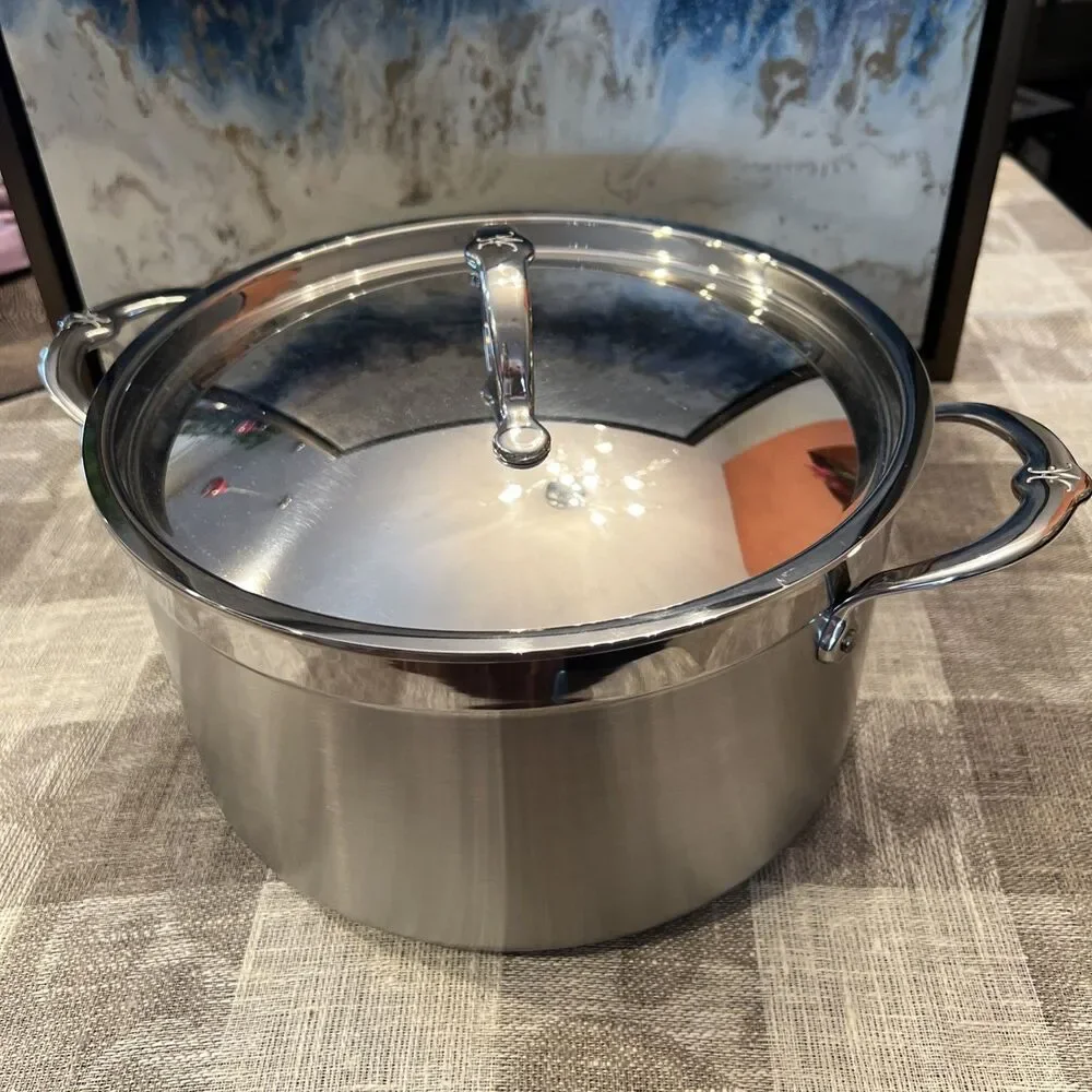 Hestan ProBond TITUM Nonstick Stainless Steel Stockpot Lid 8-Quart Made In Italy